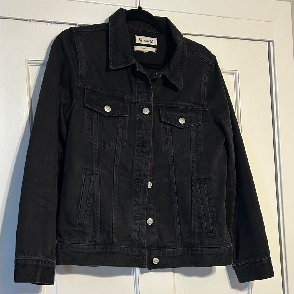 Madewell Charcoal Denim Jacket